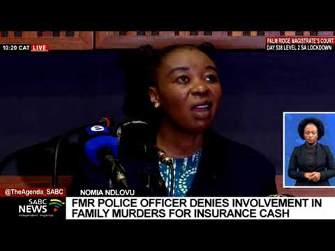 Nomia Ndlovu | Former police officer denies involvement in family murders for insurance cash, Part 1
