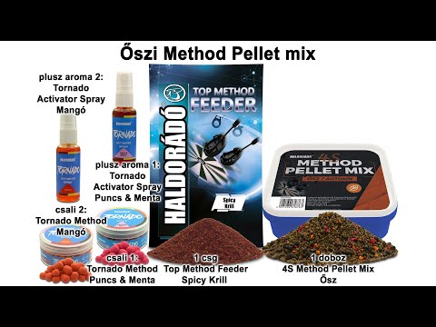 Őszi fogós receptek hűlő vizekre 2021 – 1. rész Őszi Method Pellet mix