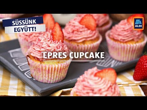 Epres cupcake – ALDI Receptek. Jobban. Okosabban