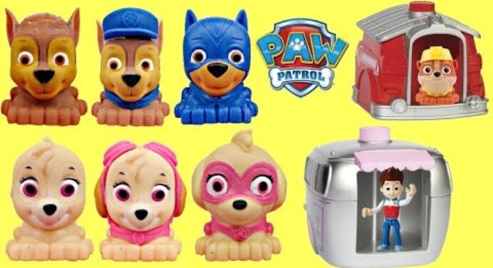 Paw Patrol Squishy Mashems Super Pups Mix Up Surprises Play Doh Creations
