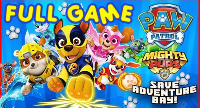 PAW Patrol Mighty Pups Save Adventure Bay FULL GAME 100% Longplay (PS4, Switch, XB1)