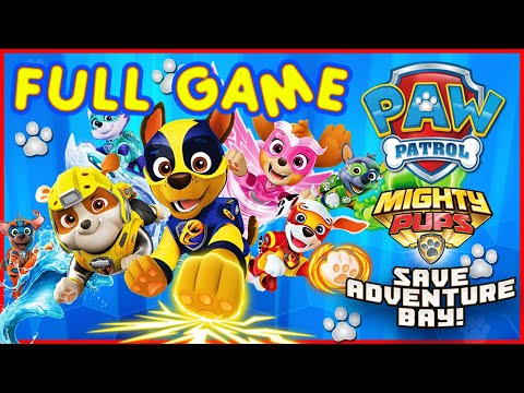 PAW Patrol Mighty Pups Save Adventure Bay FULL GAME 100% Longplay (PS4, Switch, XB1)