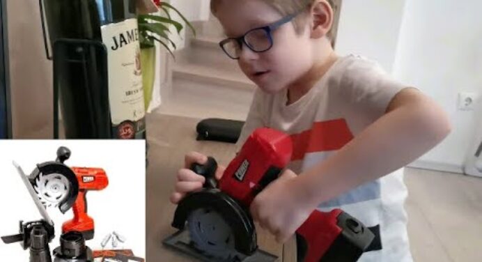 Szerszámok gyerekeknek - Galaxy játék csiszoló és a VR Googgles szemüveg