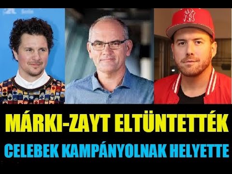 Márki-Zayt eltüntették, celebek kampányolnak helyette – Politikai Hobbista 22-01-06/1.