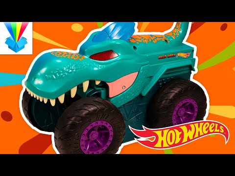 Kicsomi – ⚽ Csocsó ⚽: 🎁 Hot Wheels Monster Trucks Autófaló Mega Wrex 👿👾😎