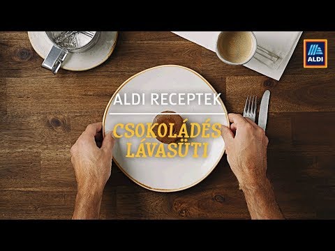 ALDI Receptek – Csokoládés lávasüti