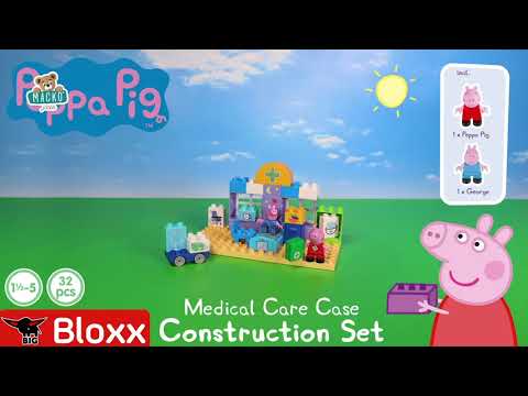 Építőjáték Peppa Pig Orvosi bőrönd PlayBIG Bloxx BIG