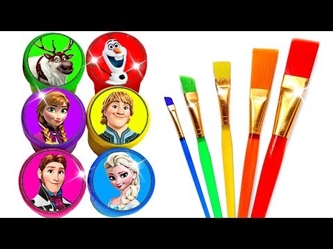 Glitter Drawing & Coloring Ideas with Disney’s Frozen Characters
