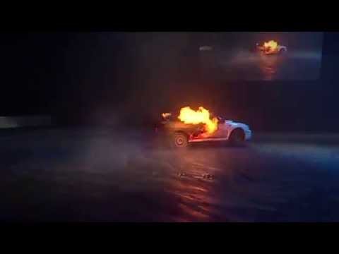 Lángolók autók a Top Gear Live-on