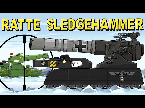 “Ratte Sledgehammer” Cartoons about tanks