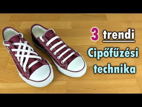 3 trendi cipőfűzési technika | Manó kuckó