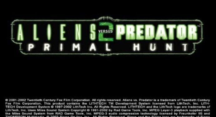 Aliens Versus Predator 2 PRIMAL HUNT PREDATOR Full Walkthrough / Teljes Végigjátszás