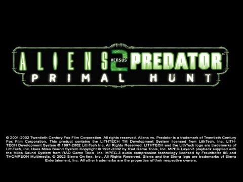 Aliens Versus Predator 2 PRIMAL HUNT PREDATOR Full Walkthrough / Teljes Végigjátszás