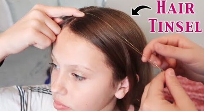 Hair Tinsel | How To Add Hair Tinsel To Your Hairstyle!