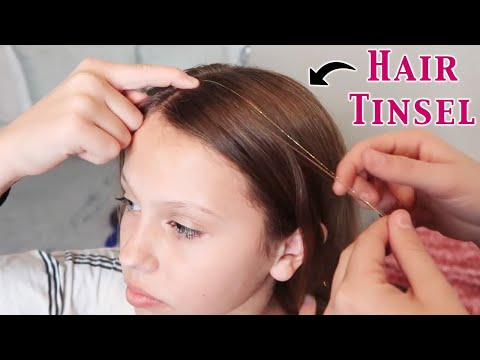 Hair Tinsel | How To Add Hair Tinsel To Your Hairstyle!