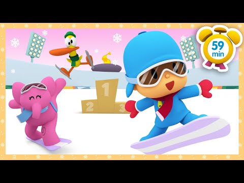 POCOYO MAGYARUL – ❄TÉLI OLIMPIA️🎿 | [59 perc] Teljes Epizódok | Rajzfilm gyerekeknek