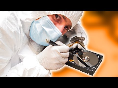 REAL Data Recovery – Linus Swaps Hard Drive Actuator!