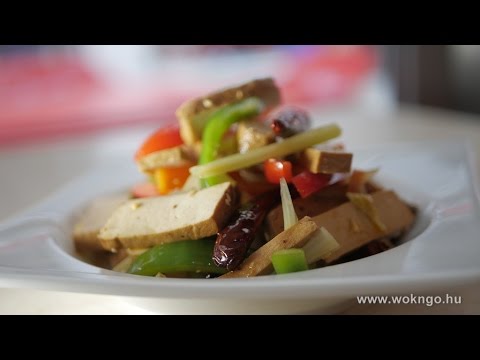 Tofu saláta – kínai recept