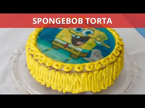 SpongeBob torta videó recept