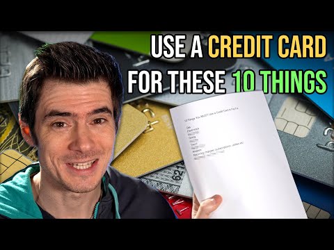 10 Things You MUST use a CREDIT CARD to Pay For