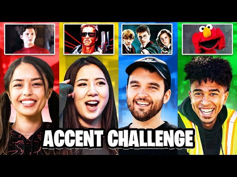 Guess the Movie (Accent Challenge) ft. Valkyrae, Fuslie & More!