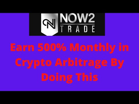 Earn 500% Monthly in Crypto Arbitrage By Doing This