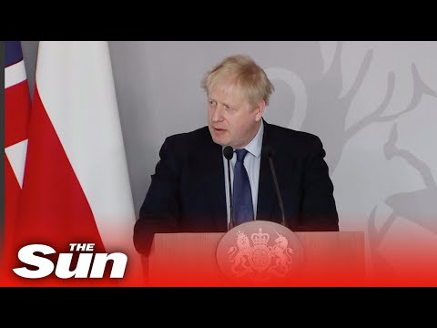 LIVE: Boris Johnson Ukraine invasion response conference in Warsaw