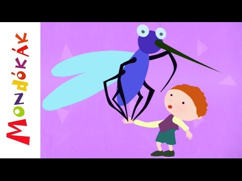 Megfogtam egy szúnyogot (Gyerekdalok és mondókák, rajzfilm gyerekeknek)