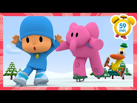 POCOYO MAGYARUL – ️⛸️ELLY JÉGKORCSOLYÁZIK️⛸️ | [59 perc] Teljes Epizódok | Rajzfilm gyerekeknek