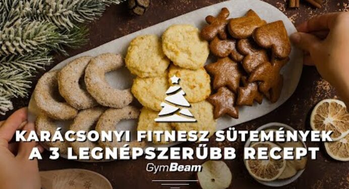 Karácsonyi vaníliás kiflik, mini kókuszgolyók és fehérjés mézeskalácsok l Fitness receptek l GymBeam