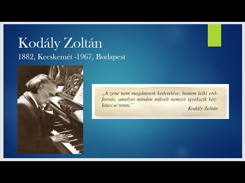 Kodály Zoltán élete