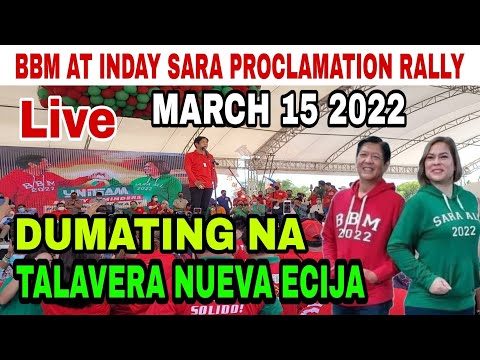 LIVE BBM AT INDAY SARA| DUMATING NA SA NUEVA ECIJA