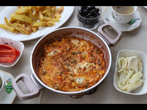 TÖRÖK RECEPTEK I Menemen – Amazing Turkish breakfast
