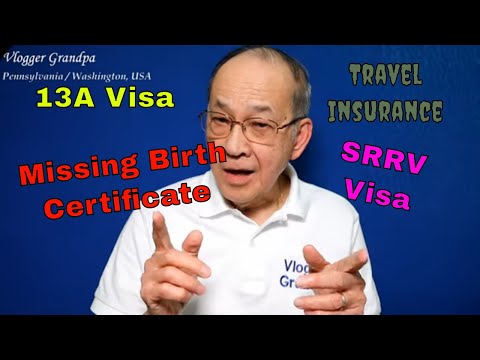 Retirement:  Interview with Immigration Consultant [SRRV, 13A, Travel Insurance, etc.]