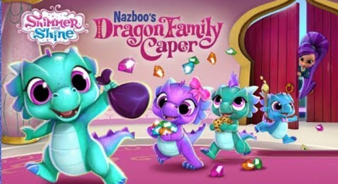 Shimmer and Shine Nazboo's Dragon Family Caper - Nick Junior Game For Kids