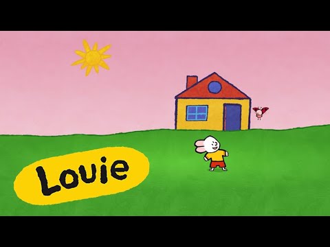 Louie – Nyuszi és a varázsecset | Louie, rajzolj nekünk házat! (1. epizód)