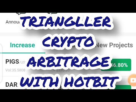 $100/day WITH TRIANGLLER CRYPTO ARBITRAGE ON HOTBIT 💯 SAFE NO CARD REQUIRED.