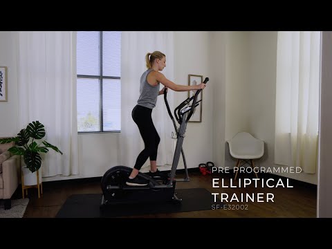 Pre-Programmed Elliptical Trainer SF-E320002 | Sunny Health & Fitness
