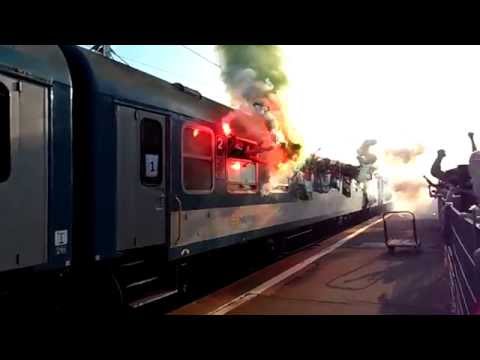 🔴 Szurkolói vonat indulása a Románia – Magyarország mérkőzésre 2014 (teljes)  🔥🇭🇺🚂