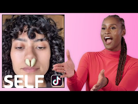 Issa Rae Reacts to TikTok Fitness and Health Trends | SELF