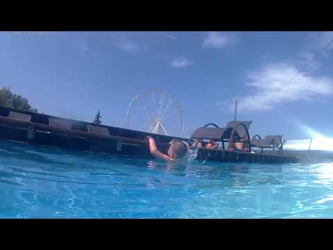 4K Video – Kristálytiszta a víz a Hotel Balaton medencében – Házasodna a gazda 2021 vidékén -Siófok