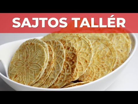 Sajtos tallér videó recept