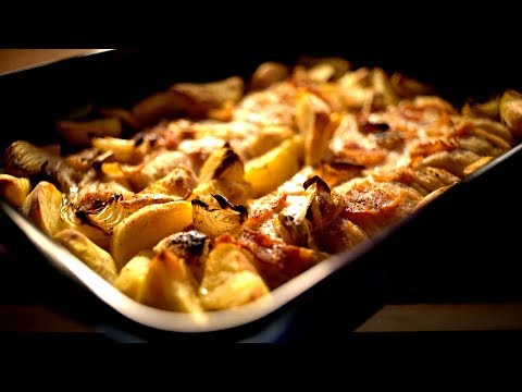 Borbás Marcsi szakácskönyve – Sült ponty burgonyával, baconnel, hagymával (2019.03.31.)