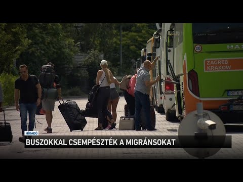 Buszokkal csempészték a migránsokat