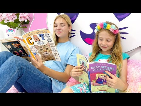 Nastya learns how important it is to read books