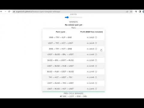 Crypto Arbitrage 2022   Binance Arbitrage   Triangular Arbitrage calculator online in real time