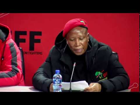 CIC Julius Malema Addressing EFF Press Conference