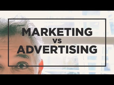 Marketing vs Advertising #HTipT #196