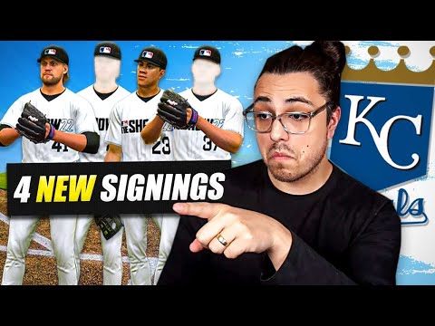 I SIGNED 4 NEW Players! | MLB the Show 22 Royals Franchise
