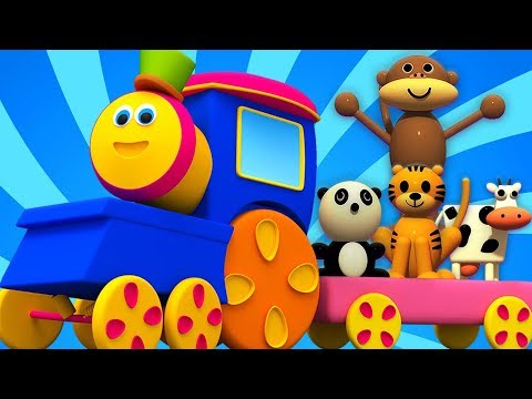 Bob állatok vonat | megtanulják az állatok nevét magyarul | Bob Animals Train | Kids Tv Hungary